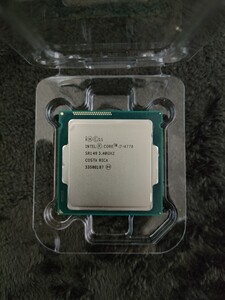 intel CPU i7 4770 LGA1150 ストック品 動作確認済み 