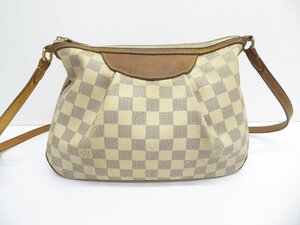 LOUIS VUITTON ルイ・ヴィトン ダミエ アズール シラクーサPM N41113 ショルダーバッグ 鞄 △WP2277