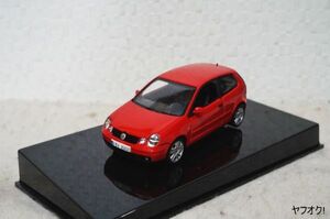 VW ポロ 1/43 ミニカー 赤 フォルクスワーゲン POLO 赤