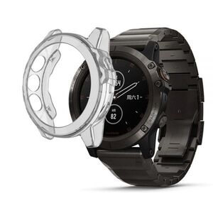 GARMIN (ガーミン）Garmin fenix 6X/6X Pro/6X Sapphire 保護ケース カバー 互換品 ソフト TPU材質 ぴったり対応 （クリア）E311