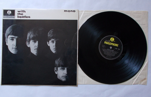 UK原盤LP　ビートルズ　”with　the　beatles”　PMC-1206