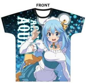 映画 この素晴らしい世界に祝福を！ 紅伝説 フルグラフィックtシャツ アクア ねずみコス ver. azumaker アニメ tシャツ FREEsize