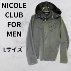 NIICOLE CLUB FOR MEN ショート丈スタンドカラーブルゾン