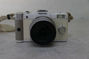 Y06/590 PENTAX Q ミラーレス一眼 デジタル一眼レフ カメラ smc PENTAX 1:1.9 8.5mm レンズセット 動作未確認 現状品