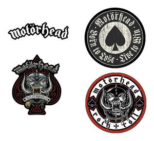 ★モーターヘッド ステッカー 4pcs MOTORHEAD 正規品 lemmy ace of spades bomber パンク punk