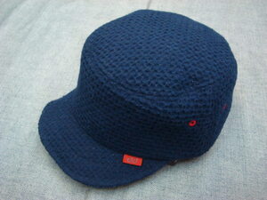 新品Clef (クレ)DRUM KNIT WORK CAP NAVY