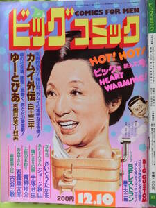 ビッグコミック 1982/12/10日号 高峰三枝子64才,草刈正雄30才,力道山,淡谷のり子75才,坂上味和21才,桂文珍34才,キム・キャトラル26才,黒鉄