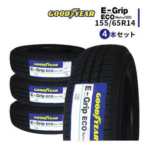 4本セット 155/65R14 2024年製造 新品サマータイヤ GOODYEAR EfficientGrip ECO EG01 155/65/14