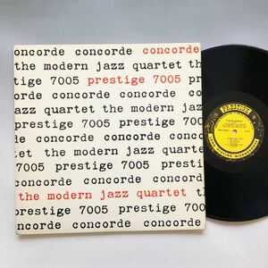 #2939【希少な名盤】モダン・ジャズ・カルテット Modern Jazz Quartet RVG Jazz LPレコード ジャズ Prestige 7005 Milt Jackson St NYC DG