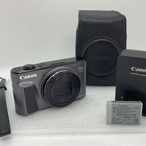 【CK375】 外観美品 Canon / キャノン / PowerShot SX720 HS WiFi / black ブラック / 充電器 / ケース / ジャンク