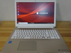 東芝 ノートパソコン dynabook AZ25/DG/Cele 3865U 1.8GHz/4GB/500GB/中古特価良品