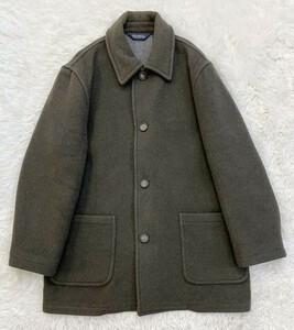 美品　BROOKSBROTHERS　ブルックスブラザーズ　英国製　高級　肉厚　ウールジャケット　メンズ　Mサイズ　グリーン系　正規品