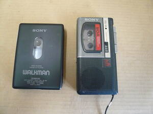 ■ソニー■ウォークマン WM-EX606 ＋ ボイスレコーダー M-750　２台で！　＃SONY＃当時物