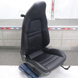 [P-17] ポルシェ 992 911 右 運転席 シート パンチングレザー シートヒーター カレラ4S 中古