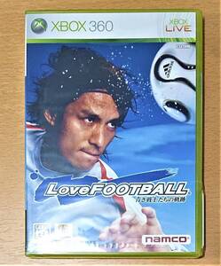 LoveFOOTBALL 青き戦士たちの軌跡 XBOX360 ラブフットボール バンダイ BANDAI ナムコ namco マイクロソフト Microsoft 新品 未開封サッカー