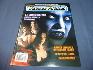 ⑯B級ホラー映画SFセクシー特集！洋書「Femme Fatales」2002年1月　WITCH　HOUSE３、カーラ・グジーノ