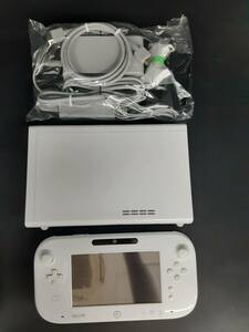 ta0611/07/25 中古品 動作確認済 Wii U本体 プレミアムセット 白 32GB ver4-0-2J 初期化済