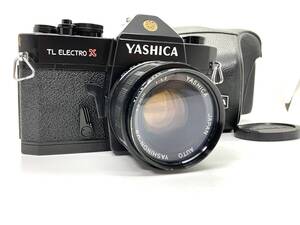 ★希少な外観美品★ ヤシカ YASHICA TL electro X/YASHINON-DS 50m f1.7　♯0556