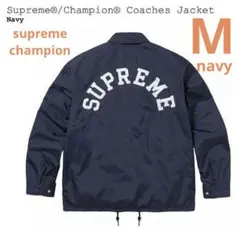 Supreme x Champion Coaches Jacket navy M