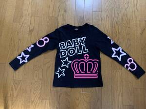 ベビードール　BABY DOLL　キッズ長袖　Tシャツ 150　ディズニー　ミニーマウス　数回着用　洗濯済