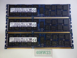 メモリ サーバーパソコン用 SKhynix KOREA 16GB 2Rx4 PC3-12800R-11-12 HMT42GR7MFR4C-PB メモリ 16GB x3枚=48GB 合計 美品 動作品保証