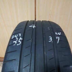 （中古13）ヨコハマ BluEarth-A 215/60R16 95H 17年製　IN・OUTあり　YOKOHAMA　ブルーアース