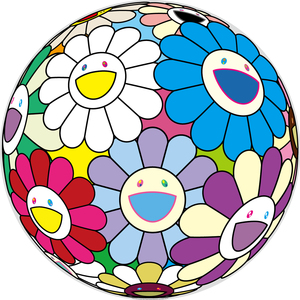 村上隆 ポスター 【お祭りの飾り花】 Takashi Murakami / Edition 300 / Signed.