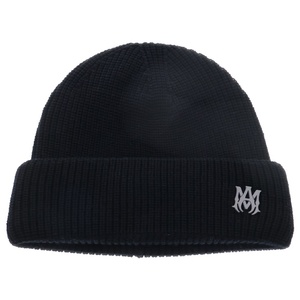 AMIRI アミリ 24AW MA BEANIE AMHAEA1010 MAロゴビーニー ニットキャップ 帽子 ブラック