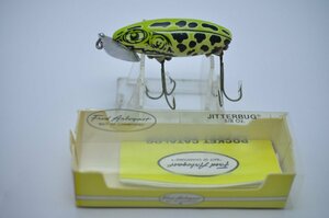 フレッドアーボガスト ジッターバグ ジタバグ Fred Arbogast Jitterbug 5/8oz ナチュラル フロッグ 白腹 箱付