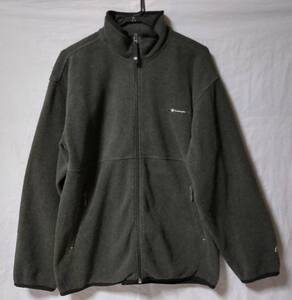 【Champion】チャンピオン フリース fleece jacket サイズM Green