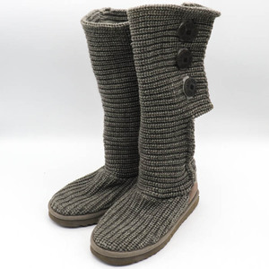 アグ ニットブーツ クラシック カーディ CLASSIC CARDY ロングブーツ ブランド シューズ 靴 レディース 23cmサイズ グレー UGG