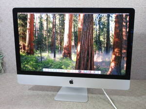 iMac (Retina 5K, 27インチ, 2019) / Core i5-8500 3.0GHz / 1TB + SSD28GB / 16GB / macOS Sequoia 15.1.1 / No.X517