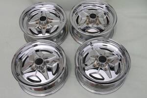 フェアレディZ 130Z 純正ホイール 14インチ 5.5J +15 PCD114.3 4穴 4本 メッキ加工品 DATSUN 240Z 260Z 280Z 280ZX 3N