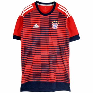 SALE// adidas アディダス バイエルン・ミュンヘン サッカー ゲームシャツ ユニフォーム プロチーム レッド (メンズ S) O2435