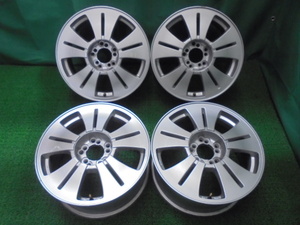 h50◆メーカー不明 マルチ アルミホイール 16×7J◆16×7JJ +38 5H PCD100 / 114.3 中古アルミ4本セット