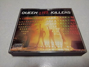 ●　QUEEN　クイーン　２枚組CD♪盤面美品　【　LIVE KILLERS　ライヴ・キラーズ　CP28-5316　17　】　国内盤