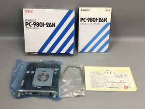 NEC PC-9801-26K サウンドボード 付属品付き 動作未確認