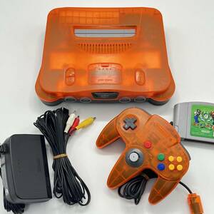 ニンテンドー６４ ダイエー オレンジ ブラック Nintendo 64 N64 Daiei orange