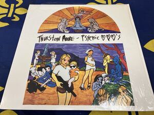 Thuston Moore★中古2LP/USカラー・エッジング盤シュリンク付「サーストン・ムーア～Psychic Hearts」