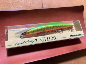 ②　メガバス　MEGABASS　GH120　フローティングミノー　チャートバック　ヤマメ系　渓流釣り　本流釣り　トラウトフィッシング