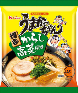 20食分　博多っ子　　超定番　うまかっちゃん 辛子高菜 　とんこつ味　人気　おすすラーメン