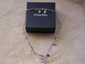 ☆送料無料☆CHANEL シャネル　COCO&パール&クローバー&ハート　ネックレス(USED)