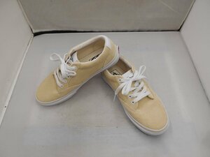 【VANS】ヴァンズ　レディーススニーカー　ベージュ　コーデュロイ　24.5cm　SY02-CVU