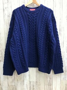 128BH Supreme Applique Cable Knit 23AW シュプリーム ニット【中古】