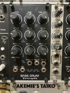 BASS DRUM erica synths ユーロラック モジュラーシンセ doepfer makenoise intellijel Qu-bit