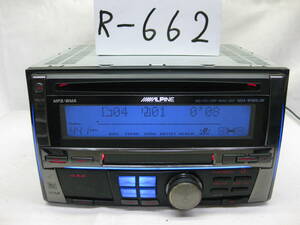 R-662 ALPINE アルパイン MDA-W920JW MP3 MDLP 2Dサイズ CD&MDデッキ 補償付
