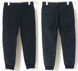 Engineered Garments エンジニアードガーメンツ Shooting Pant Moleskin モールスキン 裾リブ シューティング パンツ 32 黒