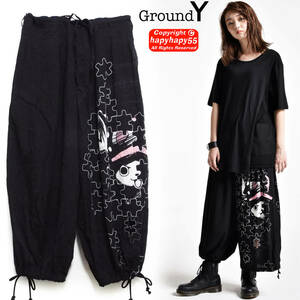 即完売■Ground Y ONEPIECE Collaboration バルーンパンツ チョッパー◆ワイド サルエル Yohjiヨウジ ワンピース コラボ ワイズ Y