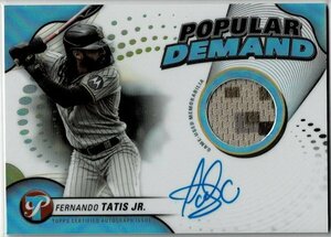 MLB☆フェルナンド・タティス 24 Topps Pristine 直筆サインジャージカード