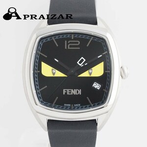 FENDI フェンディ モンスター F222031611D1 SS/革 クォーツ レディース 箱 保証書付 [43501]